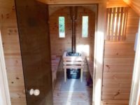 Drevená sauna 4m