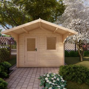 Drevený záhradný domček Modena 3m x 2,5m (28 mm)