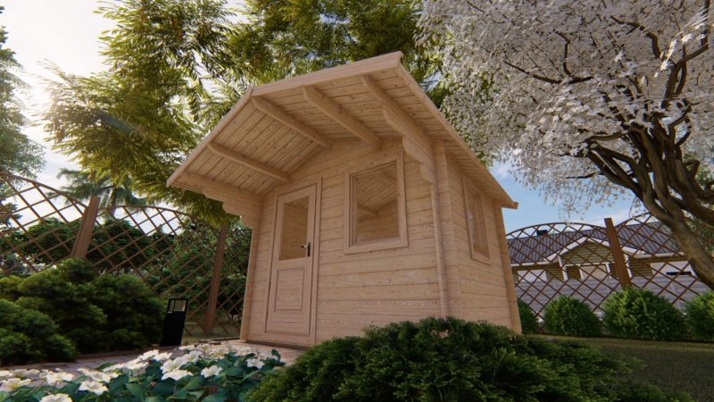 Drevený záhradný domček Modena 3m x 2,5m (28 mm)