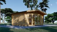 MARTA drevený záhradný domček (66 mm), 5x4 m, 20 m²