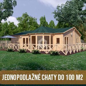 Jednopodlažné chaty do 100 m2